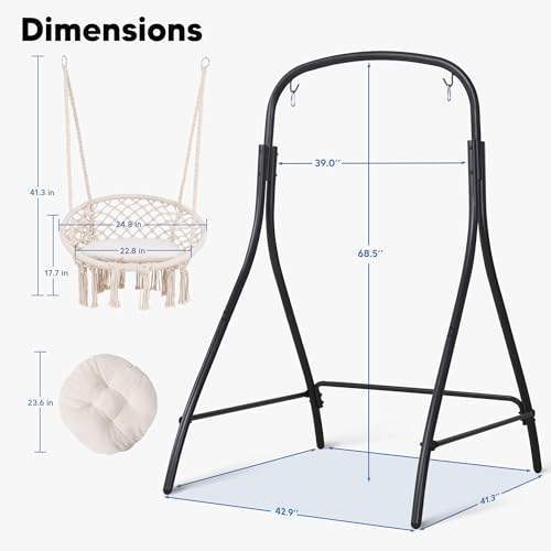 20% Off SUNCREAT Indoor/Outdoor Hammock Chair with Stand - Image 7