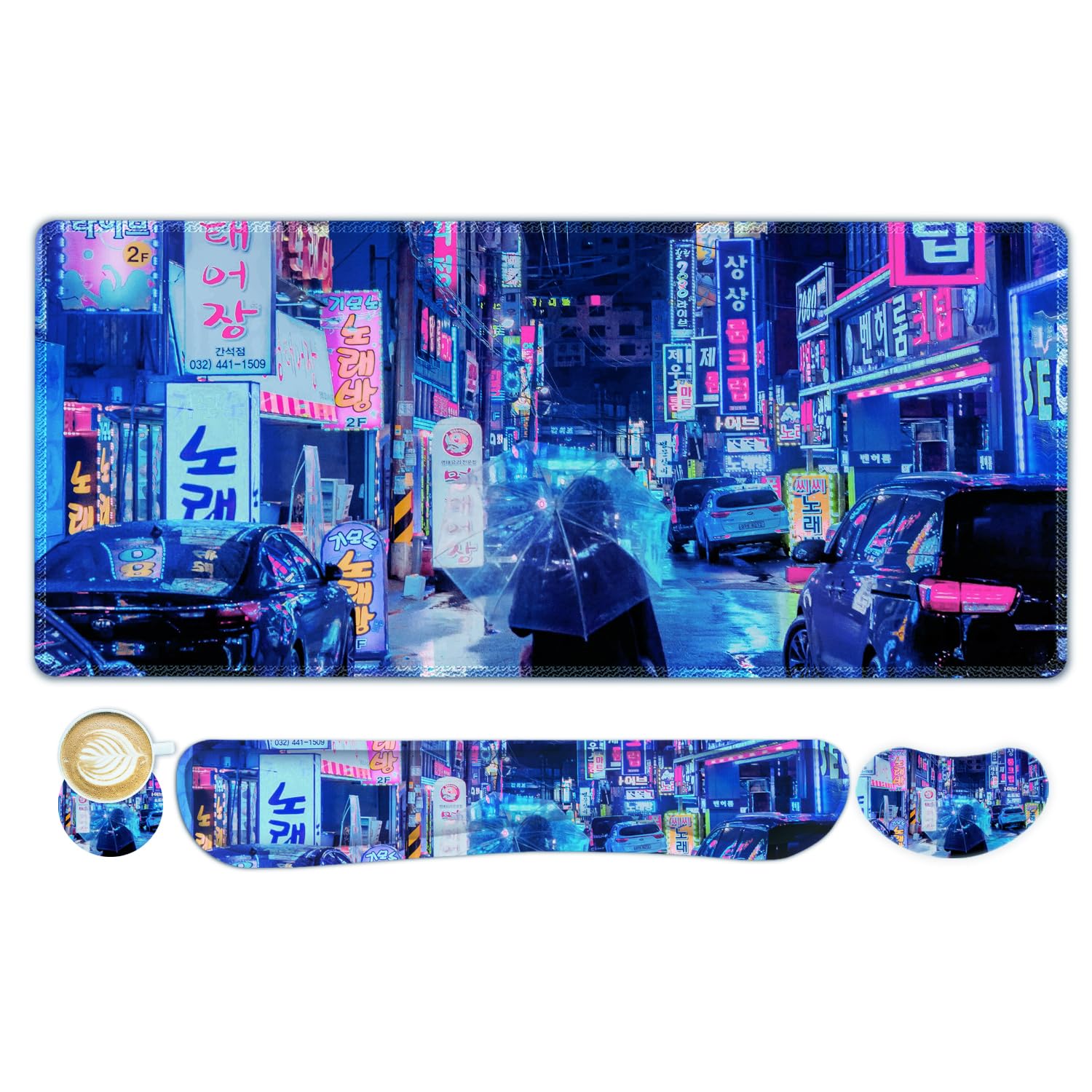 50% Off Large Gaming Mouse Pad with Wrist Rest
