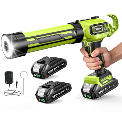 Save 43% on TaskStar 21V Cordless Caulk Gun with 2 Batteries - Image 2