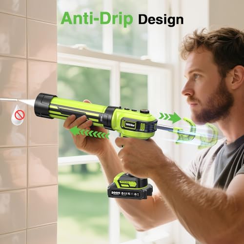 Save 43% on TaskStar 21V Cordless Caulk Gun with 2 Batteries - Image 6