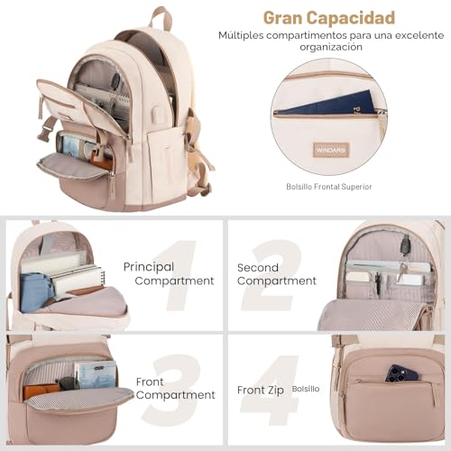35% Off WINDARS Backpack for Girls with USB Port - Image 3