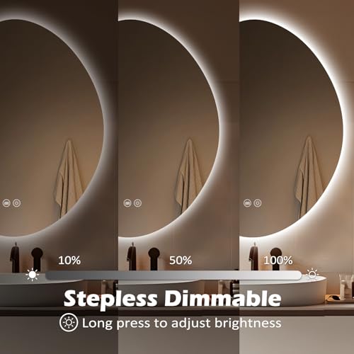 LED Bathroom Mirror with Lights, Now $64.99 - Image 5