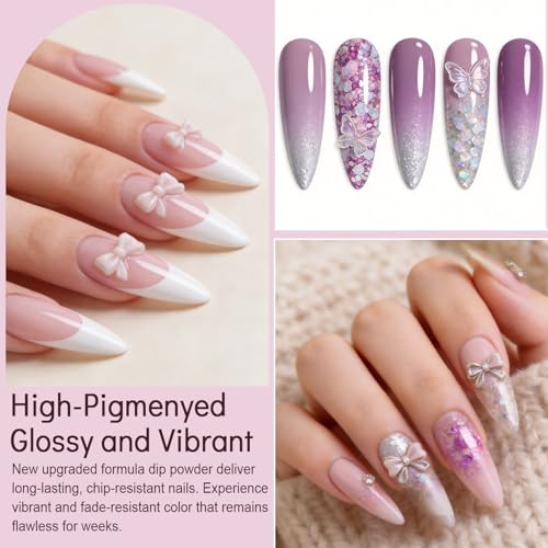 Best Value: 35% Off Lavender Violets Dip Powder Nail Kit - Image 8