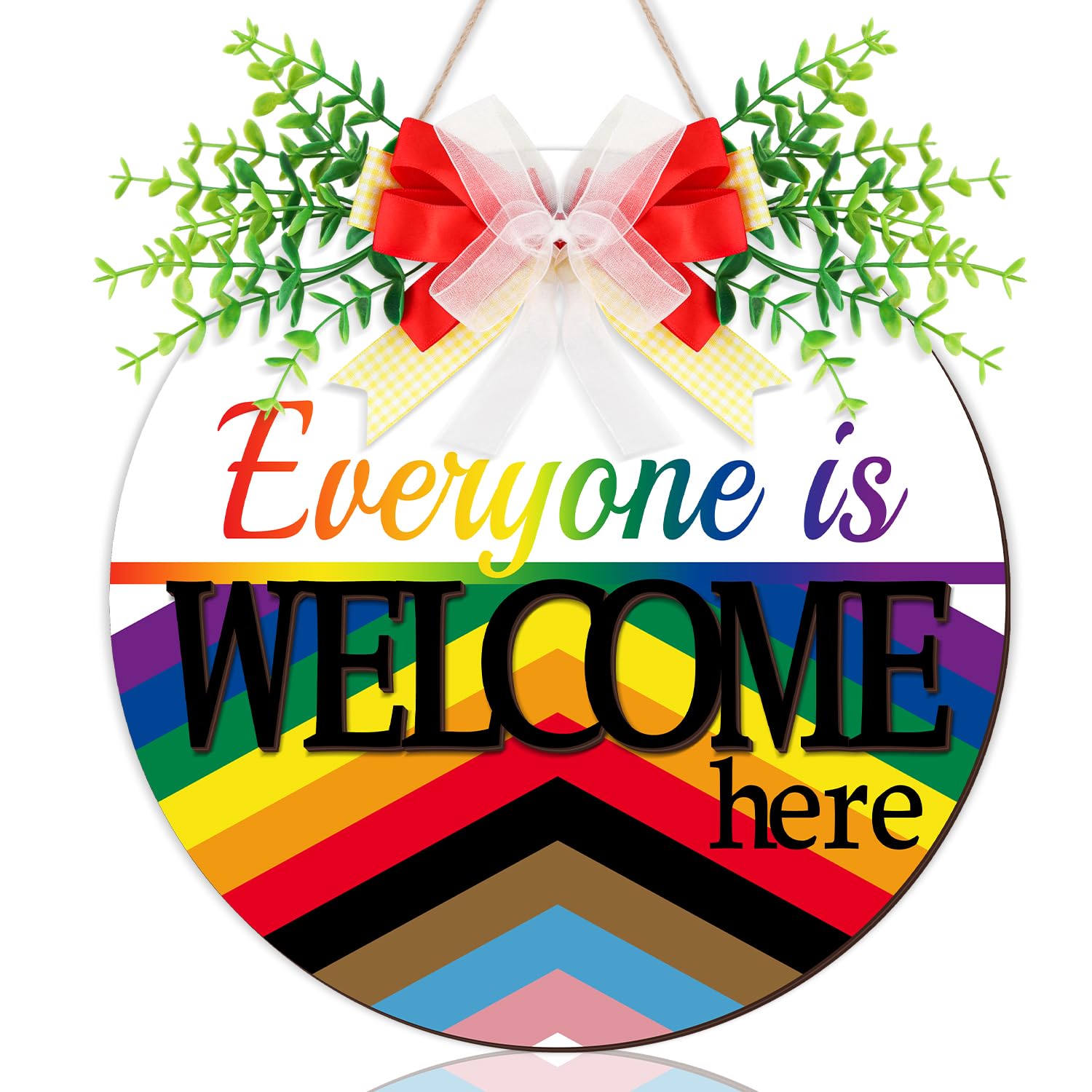 Save 50% on Rainbow Welcome Door Sign – Only $7.49