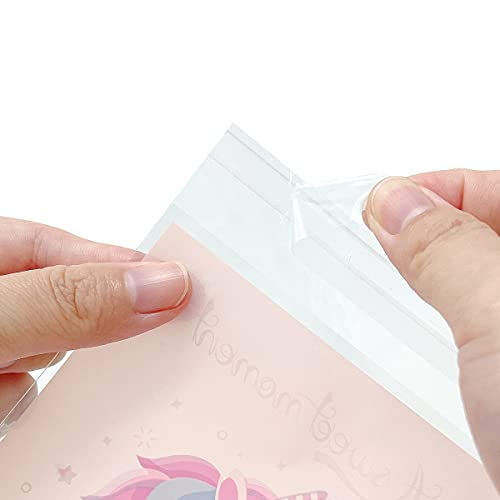 200 Clear Self-Adhesive Treat Bags with Unicorn Design - 33% Off - Image 4