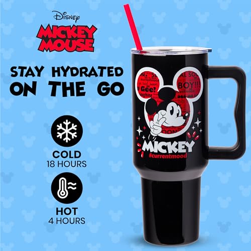 31% Off Disney Mickey Mouse Tumbler with Handle & Straw - Image 3