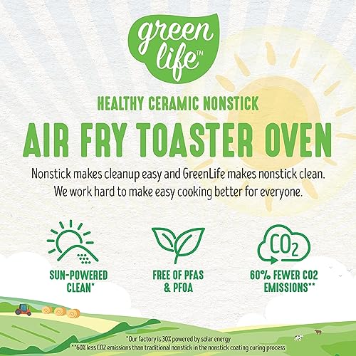 14% Off GreenLife Stainless Steel Air Fryer Toaster Oven - Image 5
