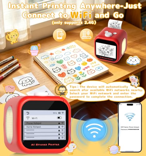 Save 50% on Gtonster AI Voice Sticker Printer for Kids - Image 6