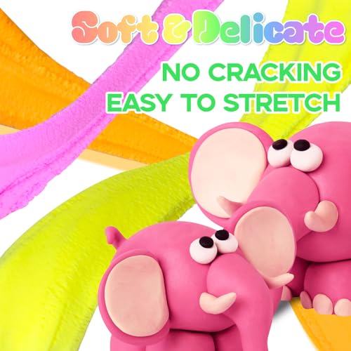 15% Off MuseLuxe 32-Color Air Dry Clay Kit for Kids - Image 6