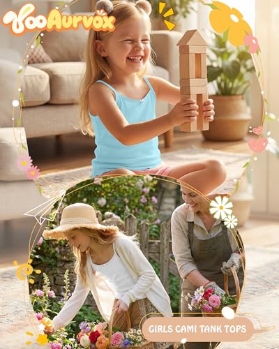 21% Off 5-Pack Girls Tank Camisole for Ages 5-14 - Image 5