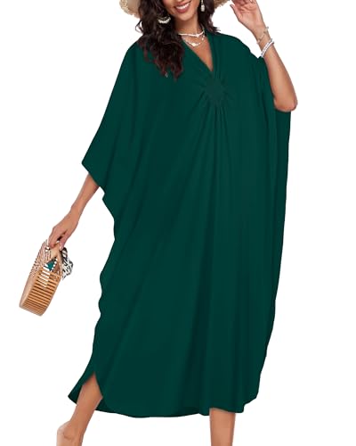 25% Off JILUVIN Plus Size Kaftan Dress with Boho Print - Image 3