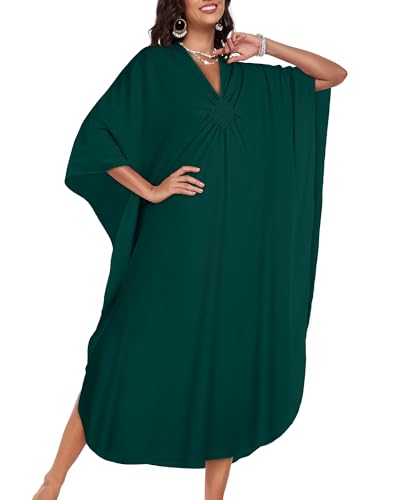 25% Off JILUVIN Plus Size Kaftan Dress with Boho Print - Image 4
