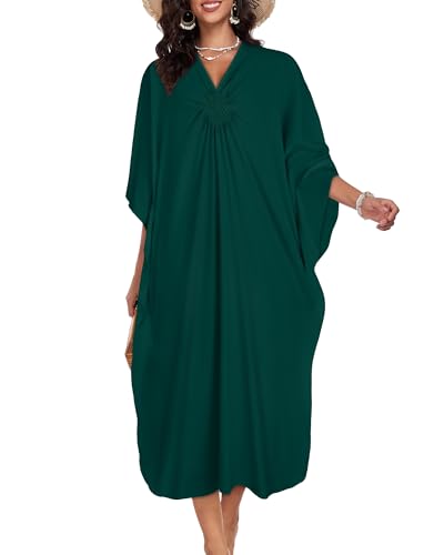 25% Off JILUVIN Plus Size Kaftan Dress with Boho Print - Image 5
