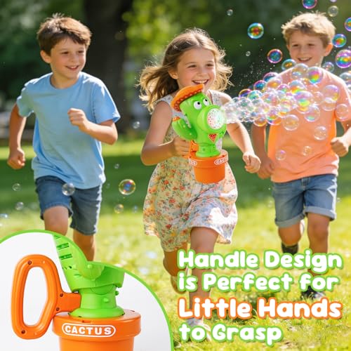 29% Off Cactus Bubble Machine – Fun for Kids - Image 7