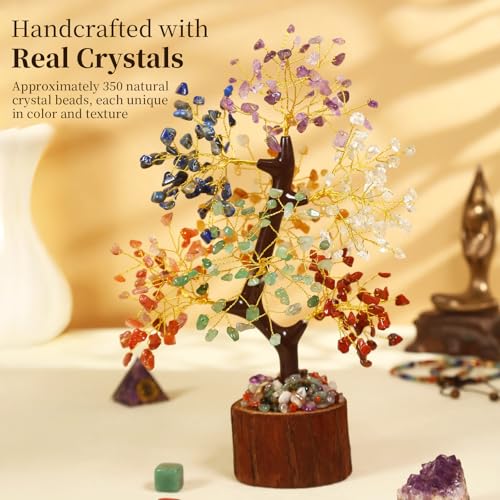 Crystal Tree of Life with Chakra Stones - Healing Decor - Image 3