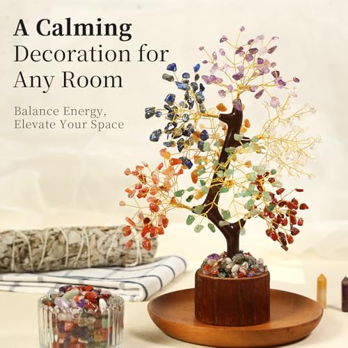 Crystal Tree of Life with Chakra Stones - Healing Decor - Image 4