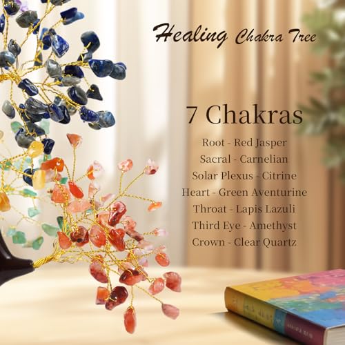 Crystal Tree of Life with Chakra Stones - Healing Decor - Image 6