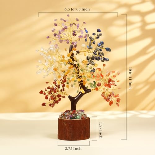 Crystal Tree of Life with Chakra Stones - Healing Decor - Image 7