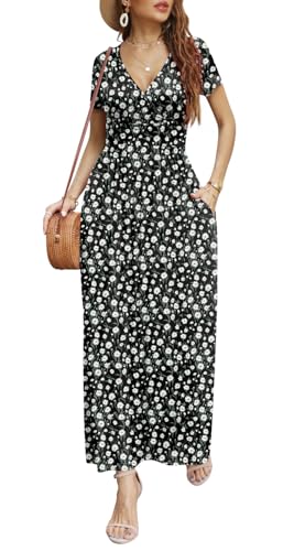 50% Off CATHY Women's Maxi Wrap Dress with Pockets - Image 3