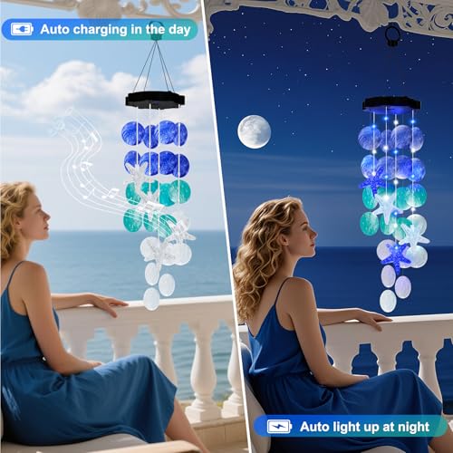 30% Off Solar Wind Chime Lights for Outdoor Decor - Image 3