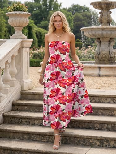 38% Off LILLUSORY Women's Floral Maxi Sundress - Image 3