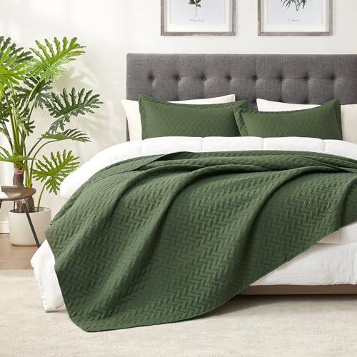 Hansleep Olive Green Quilt Queen Size - Best Value at $24.22 - Image 2