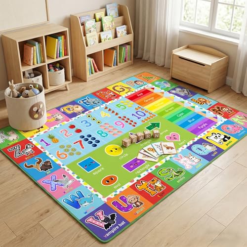42% Off ABC Educational Kids Rug - 4.5x6 Feet - Image 2