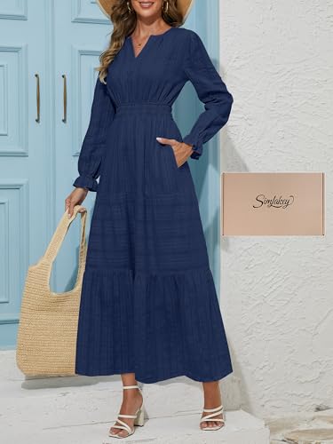 6% Off Simlakey Women's Fall Maxi Dress - Image 8