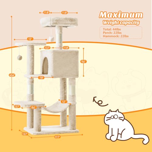 40% Off Sweetcrispy Cat Tree Tower for Indoor Cats - Image 7