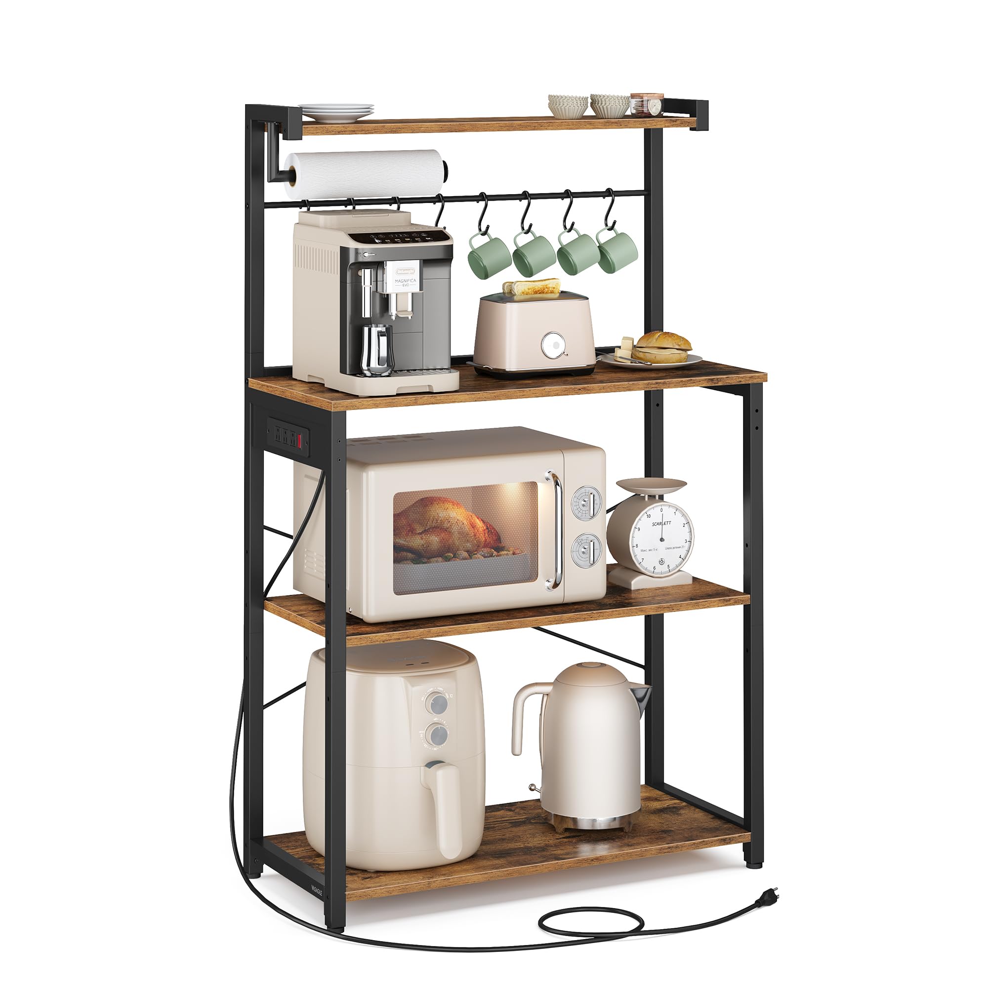 36% Off VASAGLE Kitchen Bakers Rack with Power Outlet - Image 1