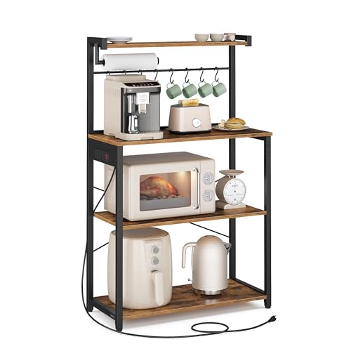 36% Off VASAGLE Kitchen Bakers Rack with Power Outlet - Image 2