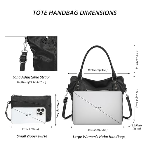 TANTOMI Vegan Leather Tote Bag – Great Value at $21.99 - Image 4