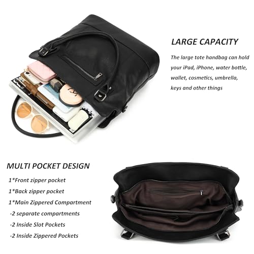 TANTOMI Vegan Leather Tote Bag – Great Value at $21.99 - Image 5