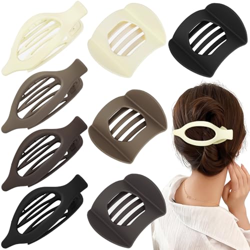 43% Off Obeoby Flat Claw Clips for Women - 8 PCS Set - Image 2