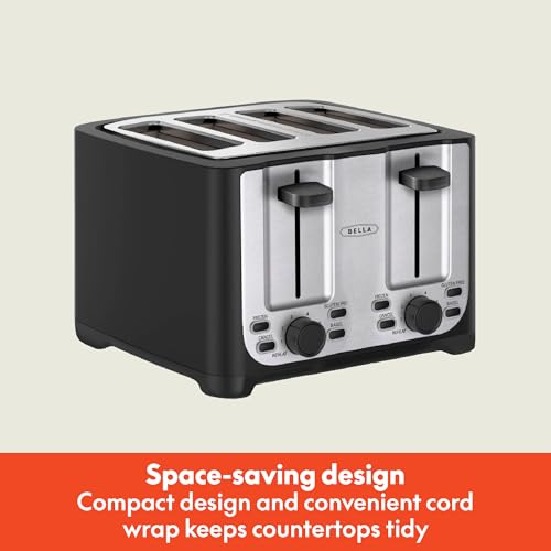 16% Off BELLA 4-Slice Toaster with Auto Shut Off - Image 3