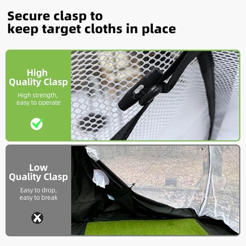 29% Off Dikutar 10x7ft Golf Practice Net with Mat & Balls - Image 4