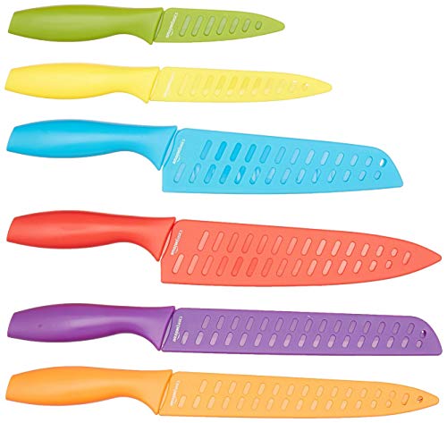 34% Off Amazon Basics 12-Piece Color-Coded Knife Set - Image 3