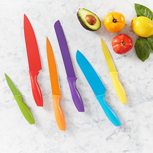 34% Off Amazon Basics 12-Piece Color-Coded Knife Set - Image 7