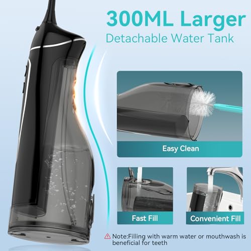 15% Off Cordless Water Flosser with 4 Modes & 4 Tips - Image 4