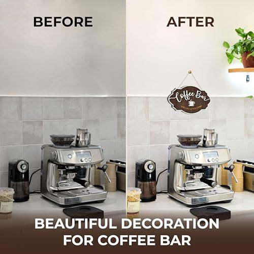 51% Off Woodamore Vintage Coffee Bar Sign For Wall - Image 4