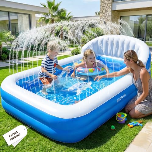 50% Off AixPool Inflatable Pool with Sprinkler for Kids - Image 2
