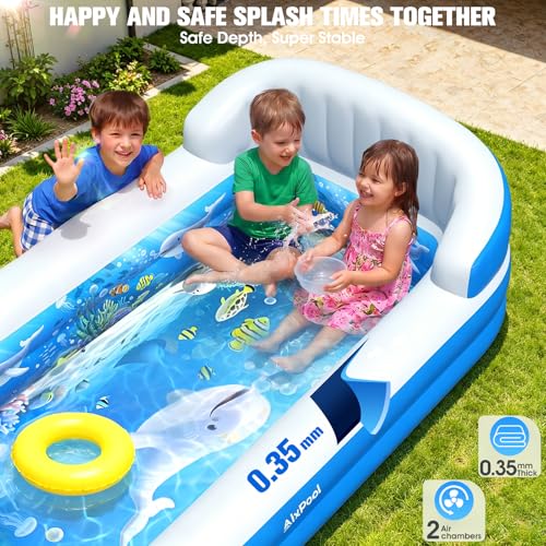 50% Off AixPool Inflatable Pool with Sprinkler for Kids - Image 7