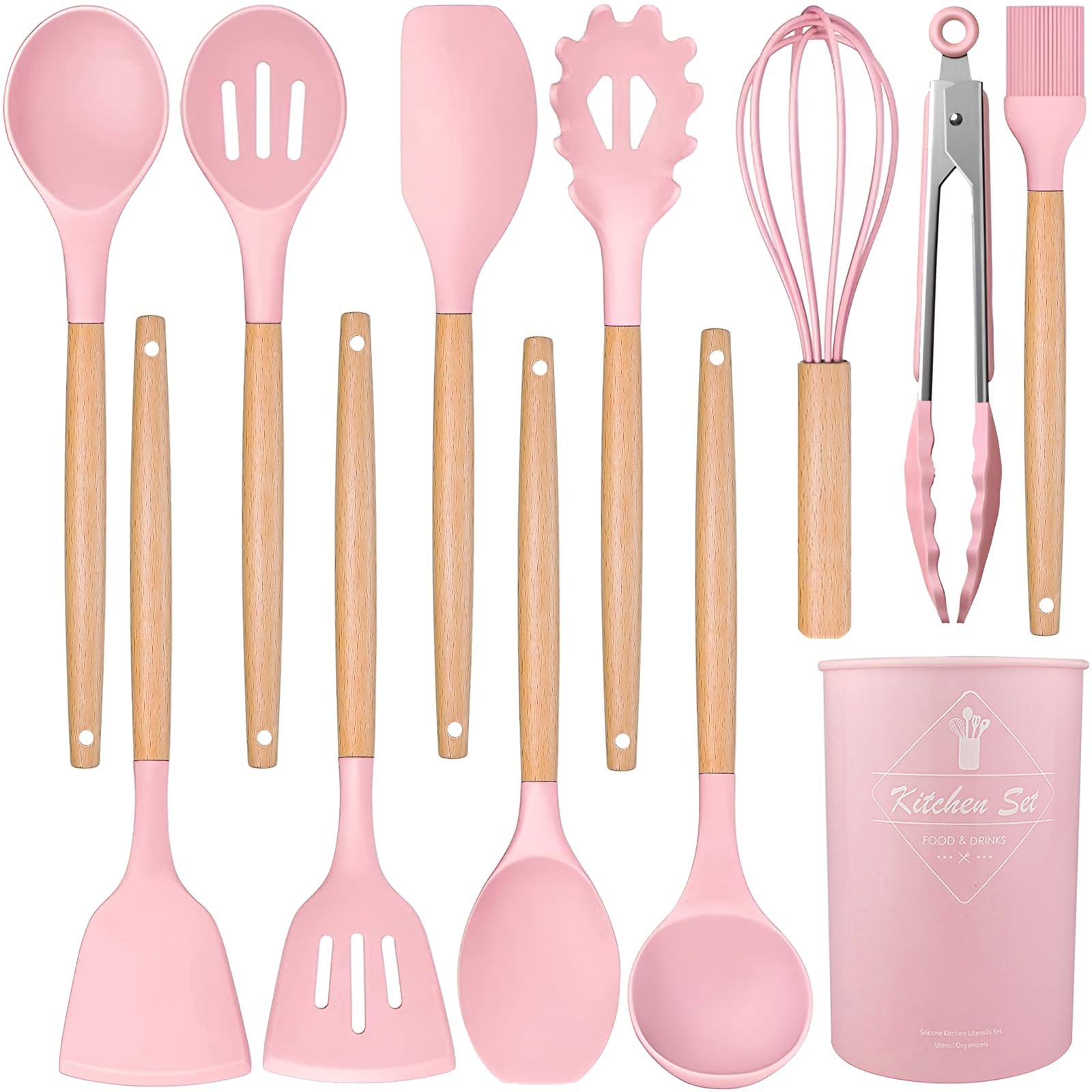 30% Off Silicone Cooking Utensils Set - 13 Pieces