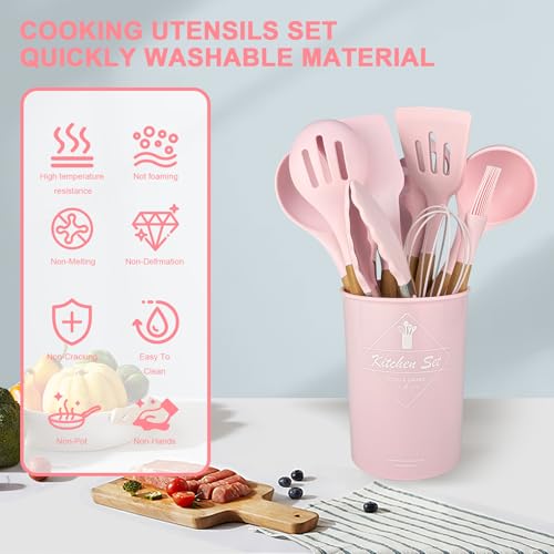 30% Off Silicone Cooking Utensils Set - 13 Pieces - Image 3