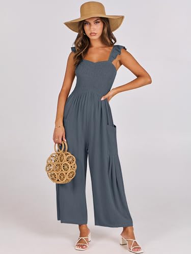 18% Off ANRABESS Women's Linen Jumpsuit 2026 Trendy - Image 3