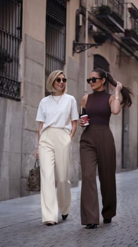 WIHOLL Women's Wide Leg Work Pants at $29.99 - Image 6