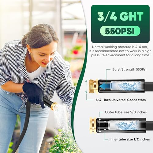 18% Off 50 ft Non-Expanding Garden Hose - Image 6