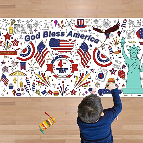 Save 33% on OHOME 4th of July Giant Coloring Poster - Image 2
