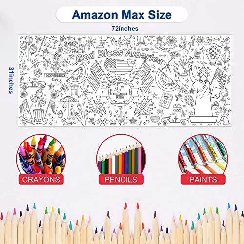 Save 33% on OHOME 4th of July Giant Coloring Poster - Image 3
