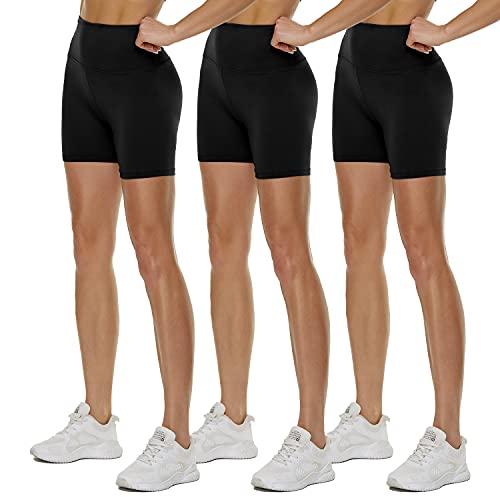 48% Off 3-Pack High Waisted Biker Shorts for Women - Image 2